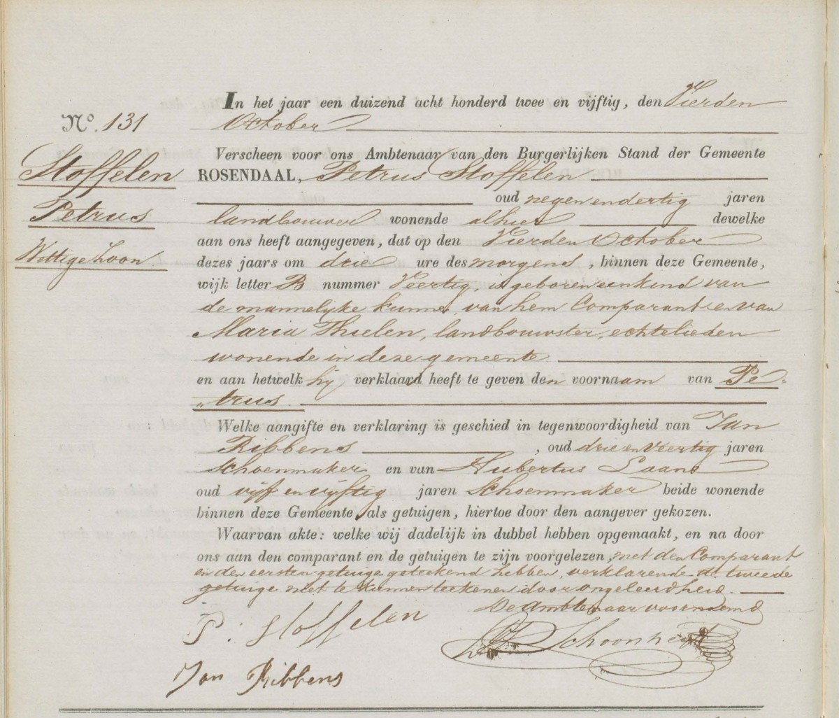 Klik voor foto in apart venster stoffelen_petrus_04-10-1852_geboorteakte.jpg