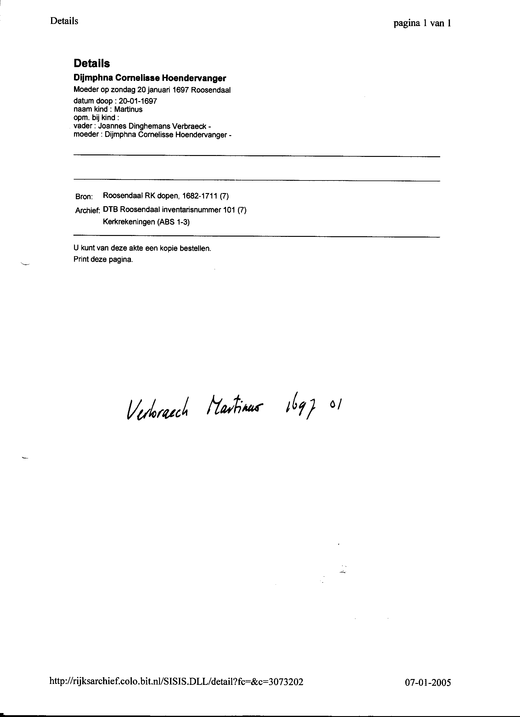 Klik voor foto in apart venster verbraeck_martinus_1697_01.bmp