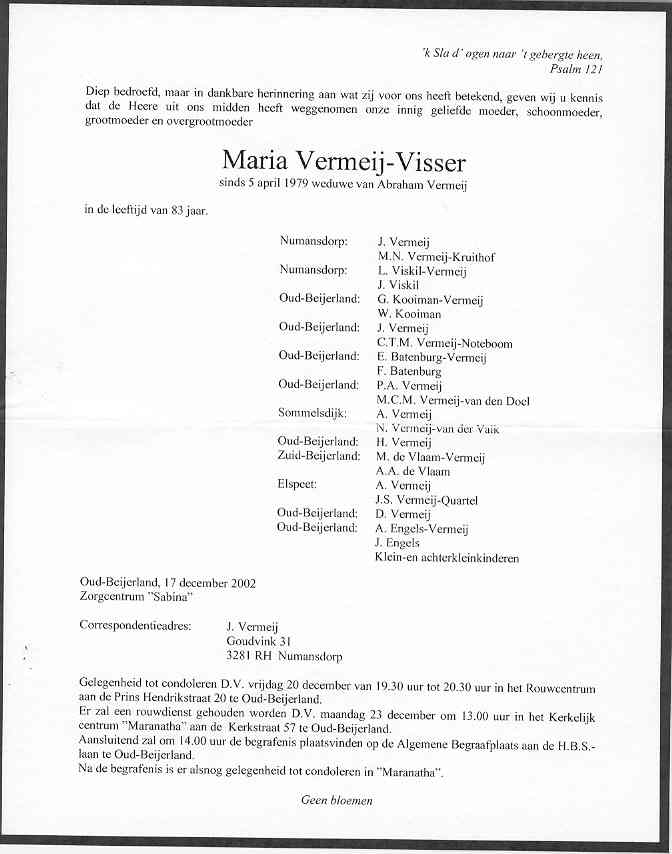 Klik voor foto in apart venster visser_maria_1919_rouwkaart.jpg