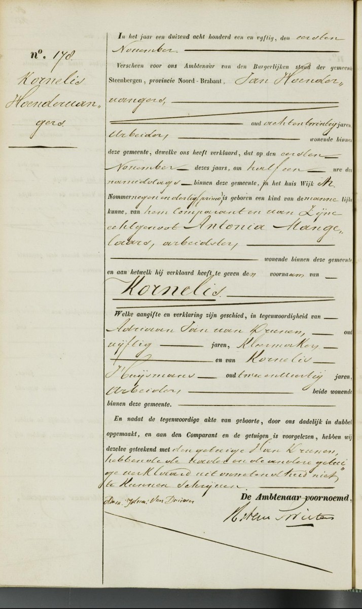 hoendervangers_kornelis_01-11-1851_geboorteakte.jpg